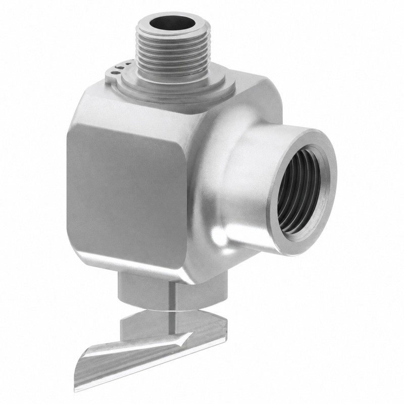 Łącznik obrotowy 90° do zwijadła, G 3/8 F × 1/2 NPT M – 1181070300