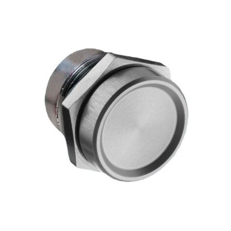 Przycisk piezoelektryczny 16mm SREBRNY