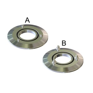 Kit flangia TC3 flang.- Tri-clamp 3"+viti+or – 25.3602.42R