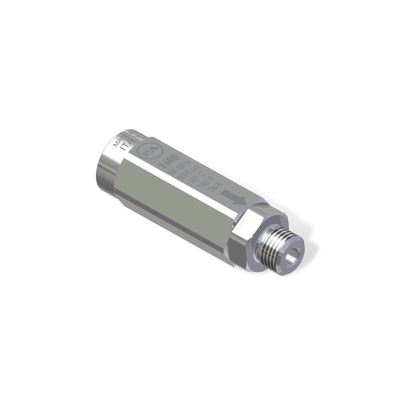 Filtr nierdzewna stal x Dysza obrotowa - G1/4 F-M - 60 MPa – 28.0180.00