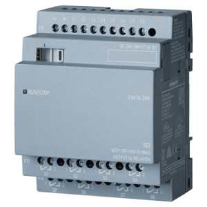 Logo! DM16 24R,EXP. MODULE, PU/I/O:24V DC/24V D rozszerzenie x8