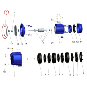 Część do Speroni RGM4: O-ring (nr 6)