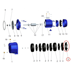 Część do Speroni RGM4: Mocowanie dyfuzora (nr 5)