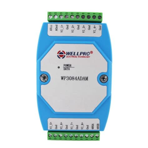 Moduł wejść analogowych RS-485 MODBUS Wellpro / WP3084AM – 4 × 0-20 mA