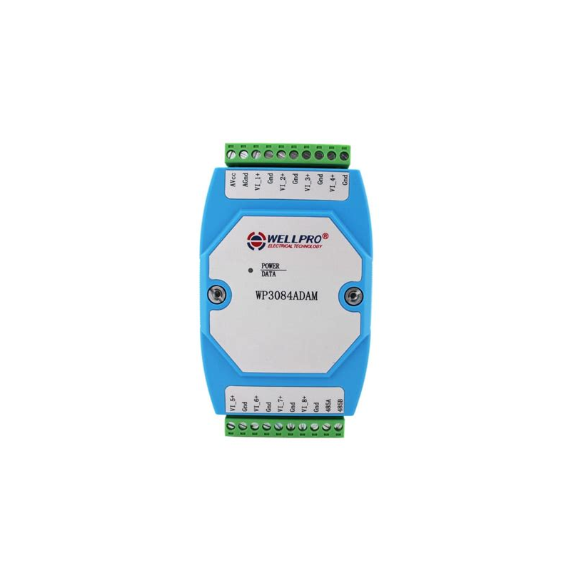 Moduł wejść analogowych RS-485 MODBUS Wellpro / WP3084AM – 4 × 0-20 mA