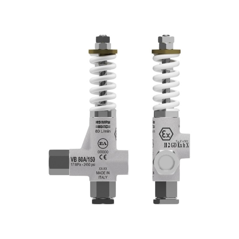 VB 80A/150 - Ai 303- Zawór obejściowy - ATEX II 2 GD – 60.0448.15