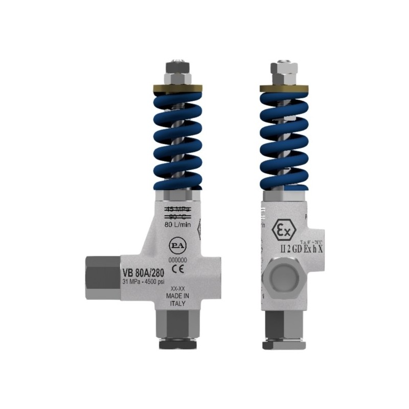 VB 80A/280 - valv.bypass Aisi 303 Atex – 60.0448.28
