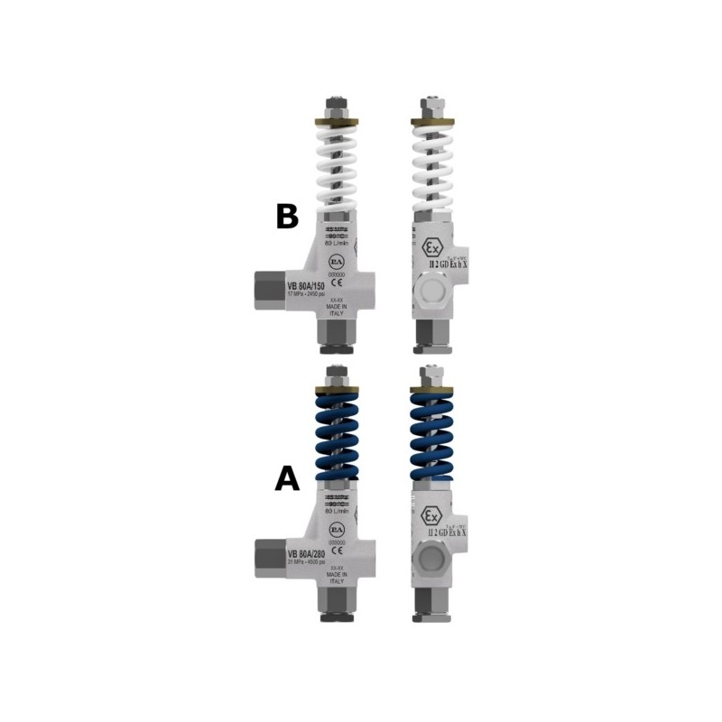 VB 80A/150- 280 Atex -Aisi 316 - Or Viton Zawór obejściowy – 60.0458.28