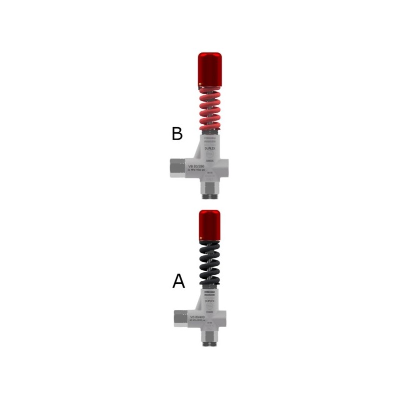 VB 80/280- 400 - Norsok-Zawór obejściowy-nierdzewna stal duplex-oring viton – 60.4450.28