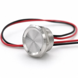 Przycisk piezoelektryczny 22 mm ze stali nierdzewnej