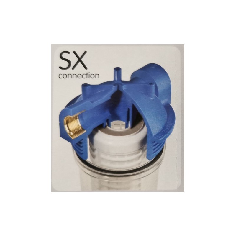 Obudowa filtra H20" 1" przezroczysta (3 częściowa) SX Atlas Filtri